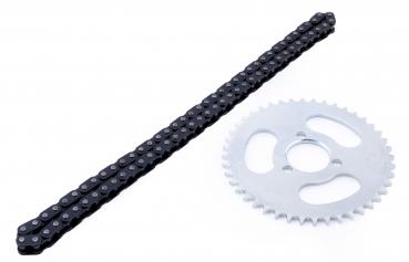 "Tuning Set 44er Zahnrad & Kette Typ T8F für höhere Endgeschwindigkeit